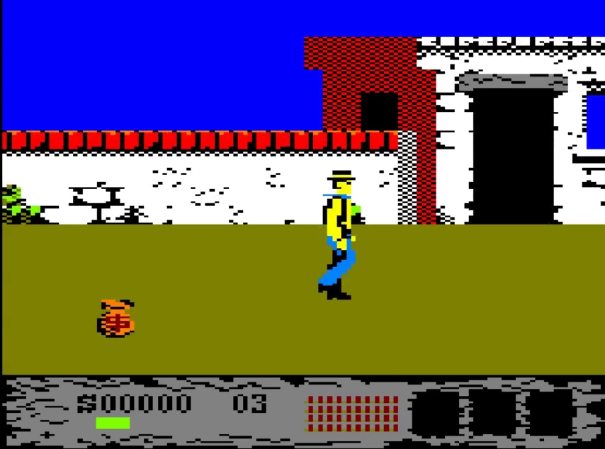 Spaghetti Western Simulator - Amstrad CPC game screenshot (1990) by Zeppelin